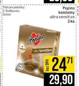 Pepino kondomy ultra sensitive 3 ks