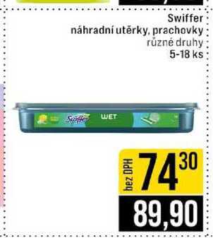 Swiffer náhradní utěrky, prachovky různé druhy 5-18 ks
