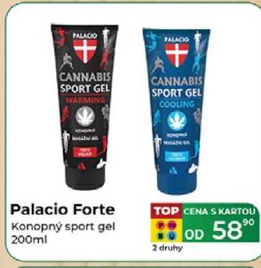 Palacio Forte Konopný sport gel 200ml  