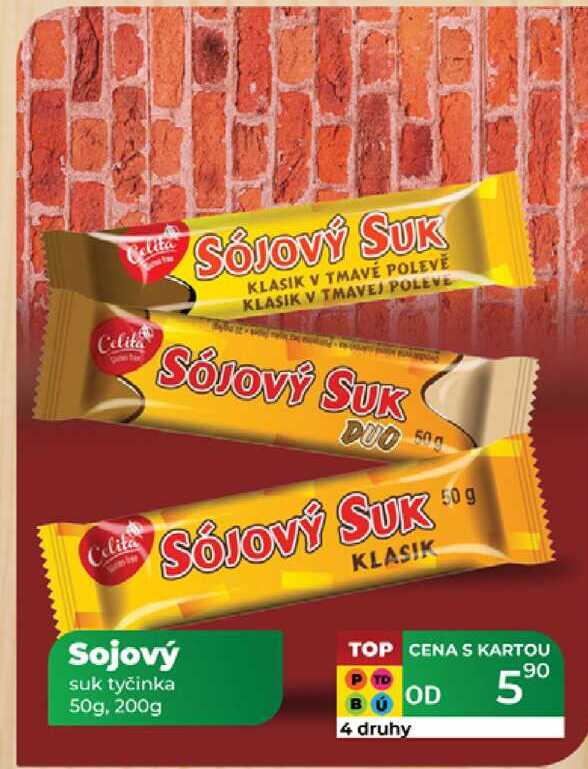Sojový suk tyčinka 50g, 200g 