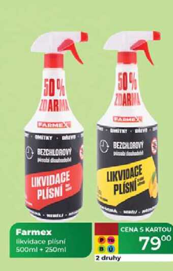 Farmex likvidace plísni 500ml + 250ml  
