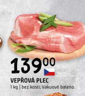 Vepřová plec bez kosti 1kg