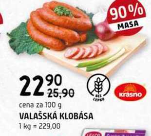 Valašská klobása 100g