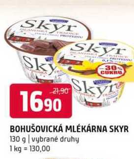 Bohušovická mlékárna Skyr 130g