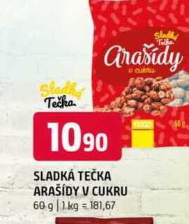 Sladká Tečka Arašidy v cukru 60g