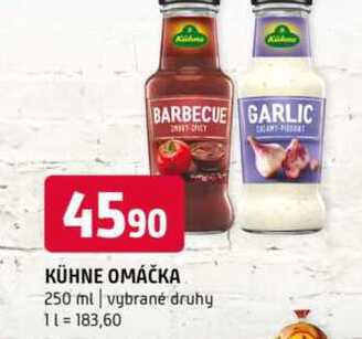 Kůhne omáčka 250 ml vybrané druhy 