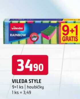 Veleda style 9+1 ks houbičky 