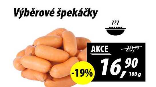 Výběrové špekáčky, 100 g 