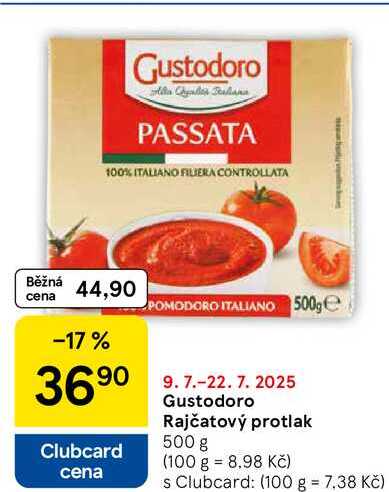 Gustodoro Rajčatový protlak, 500 g 