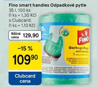Fino smart handles Odpadkové pytle, 35 l, 100 ks  