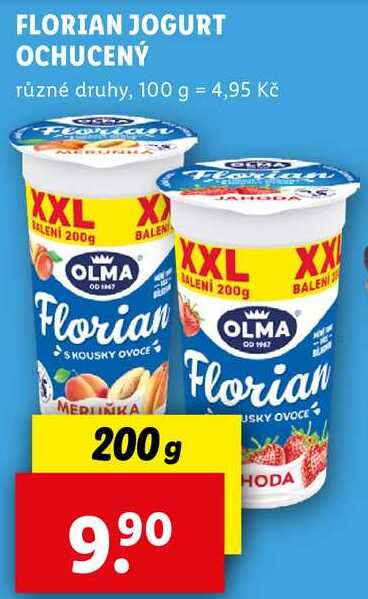 FLORIAN JOGURT OCHUCENÝ, 200 g
