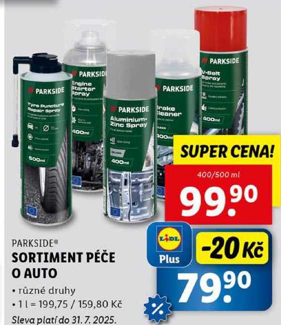 SORTIMENT PÉČE O AUTO, 400/500 ml 