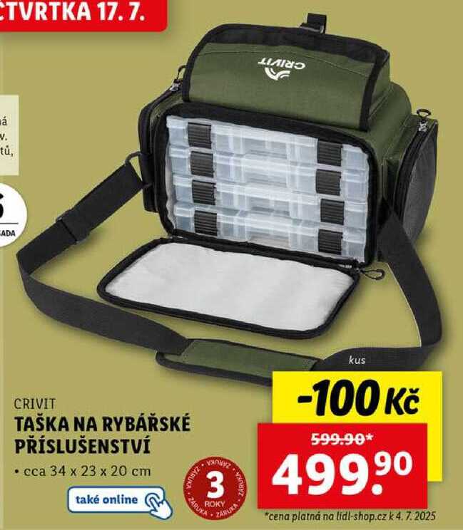 TAŠKA NA RYBÁŘSKÉ PŘÍSLUŠENSTVÍ 
