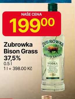 Zubrowka Bison Grass 37,5% 0.5l