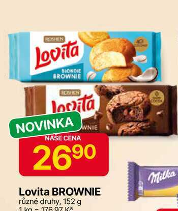Lovita BROWNIE různé druhy, 152 g 