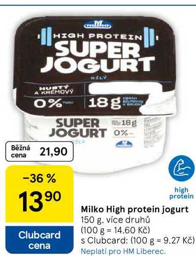 Milko High protein jogurt, 150 g 