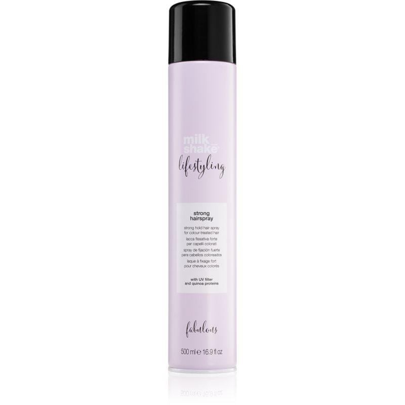 Milk Shake Lifestyling Fabulous lak na vlasy s extra silnou fixací 500 ml
