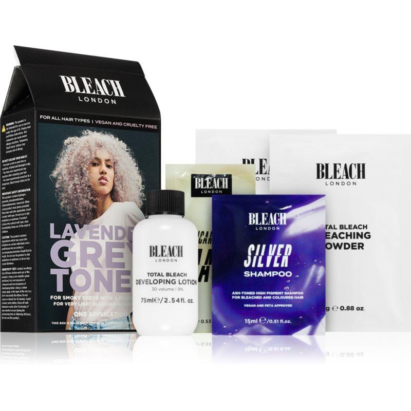 Bleach London Toner Kit semipermanentní barva na vlasy pro blond vlasy odstín Lavender Grey 1 ks