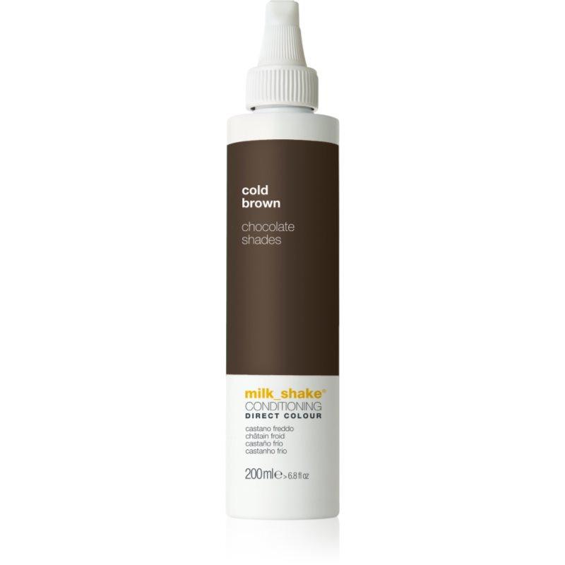 Milk Shake Direct Colour tónovací kondicionér pro intenzivní hydrataci Cold Brown 200 ml