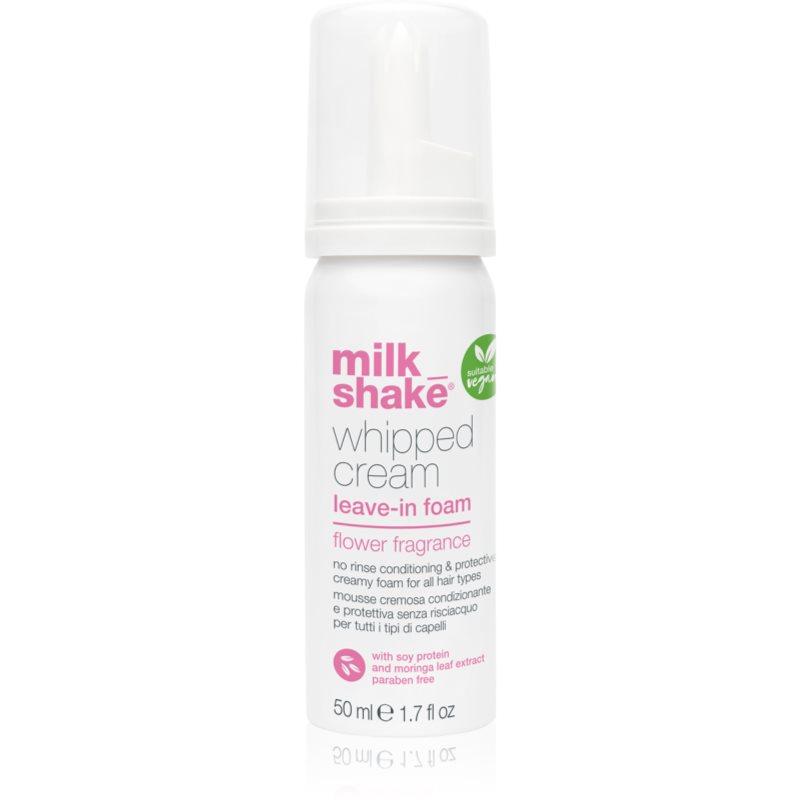 milk_shake Lleave-in Treatments Whipped Cream bezoplachová hydratační péče pro barvené vlasy 50 ml