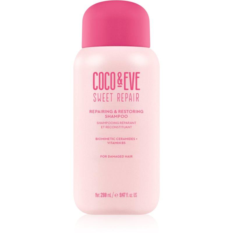 Coco & Eve Sweet Repair Repairing & Restoring Shampoo intenzivně regenerační šampon pro poškozené a barvené vlasy 280 ml