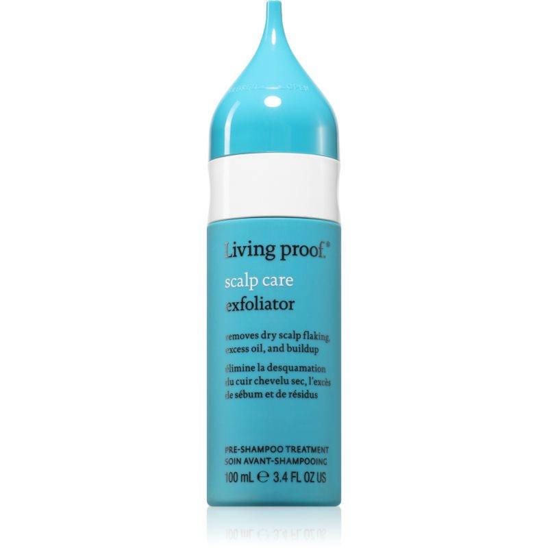 Living Proof Scalp Care Exfoliator hloubkově čisticí peeling pro mastnou pokožku hlavy proti lupům 100 ml