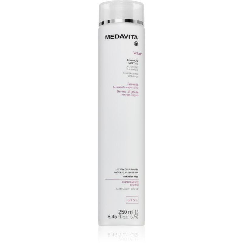 Medavita Velour Soothing Shampoo zklidňující šampon pro citlivou a podrážděnou pokožku 250 ml