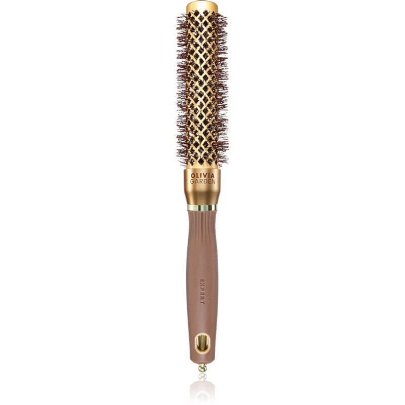 Olivia Garden Expert Blowout Speed Gold&Brown kulatý kartáč na vlasy ⌀ 25 mm 1 ks
