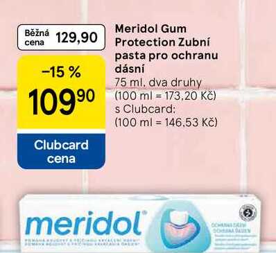 Meridol Gum Protection Zubní pasta pro ochranu dásní, 75 ml 