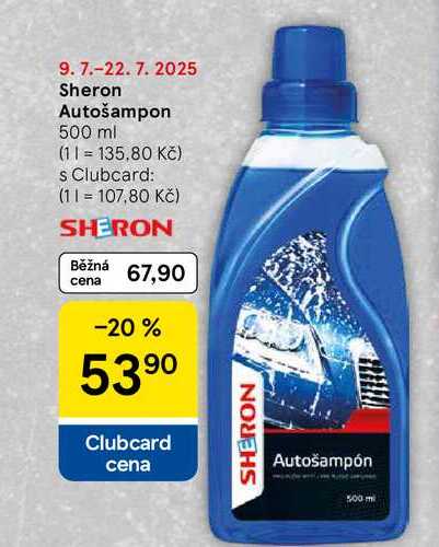 Sheron Autošampon, 500 ml 