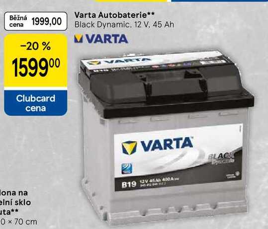 Varta Autobaterie, Black Dynamic, 12 V, 45 Ah  
