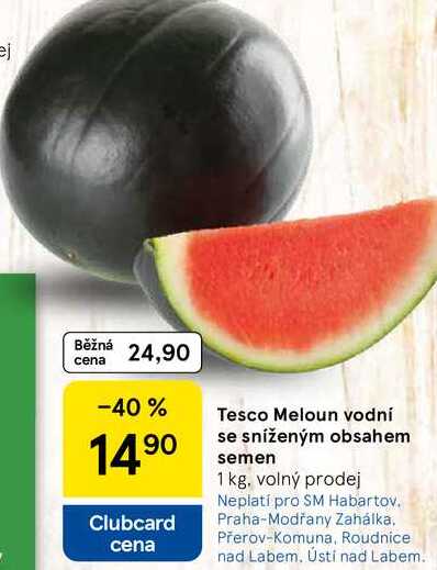 Tesco Meloun vodní se sníženým obsahem semen, 1 kg 