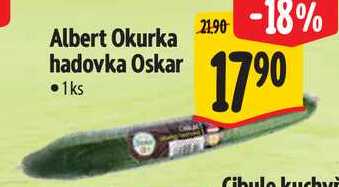 Albert Okurka hadovka Oskar, 1 ks