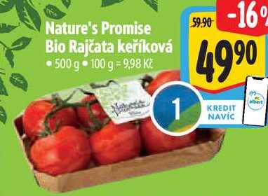 Nature's Promise Bio Rajčata keříková, 500 g