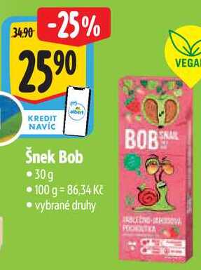 Šnek Bob, 30 g