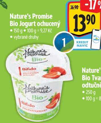 Nature's Promise Bio Jogurt ochucený, 150 g