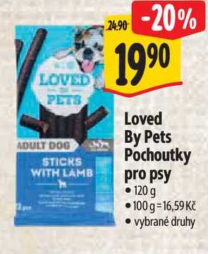Loved By Pets Pochoutky pro psy, 120 g