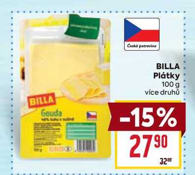 BILLA Plátky 100g