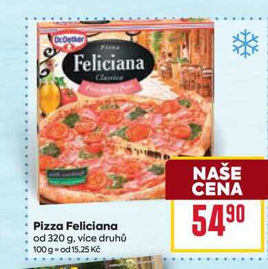 Pizza Feliciana od 320 g 