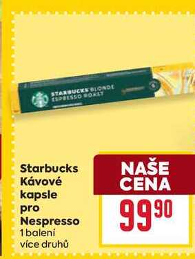 Starbucks Kávové kapsle pro Nespresso 1 balení 