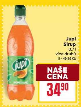 Jupí Sirup 0,7l