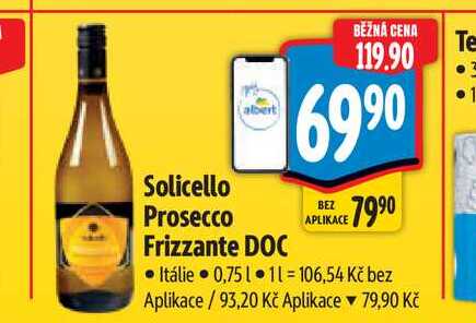  Solicello Prosecco Frizzante DOC  0,75 l