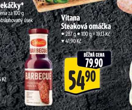   Vitana Steaková omáčka 287 g 