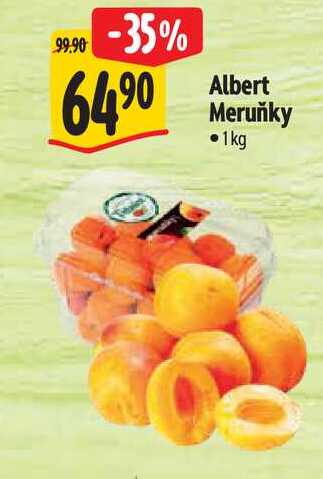  Albert  Meruňky •1kg 