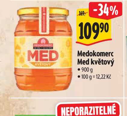   Medokomerc Med květový  900g 