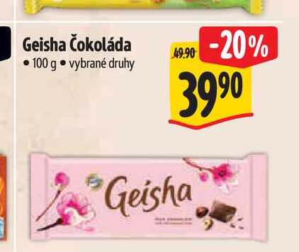 Geisha Čokoláda 100 g