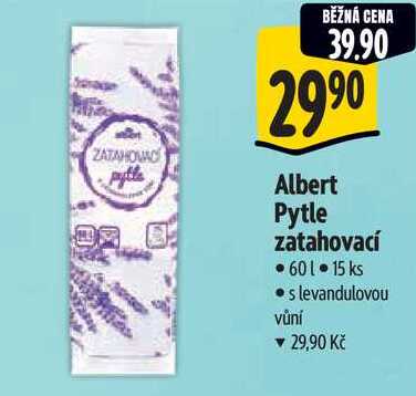 Albert Pytle zatahovací 60 l, 15 ks