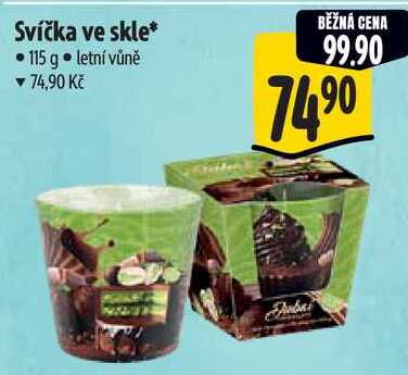 Svíčka ve skle