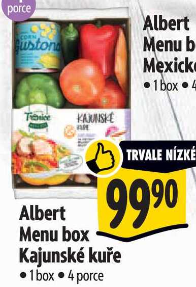 Albert Menu box Kajunské kuře