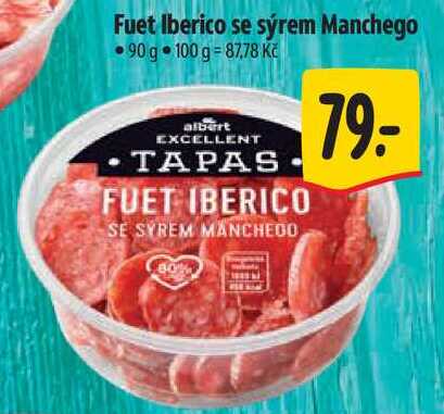 Fuet Iberico se sýrem Manchego, 90 g